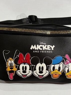 Disney x Poshmark Black Mickey and Friends Fanny Pack